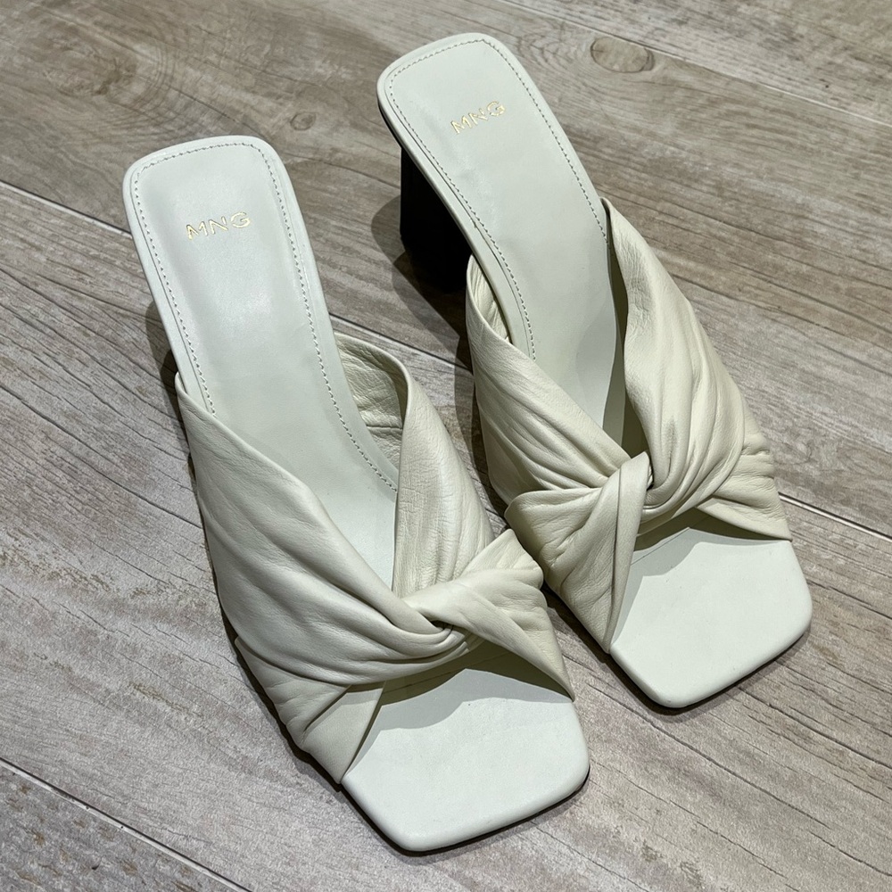 Mango 7.5 block heels